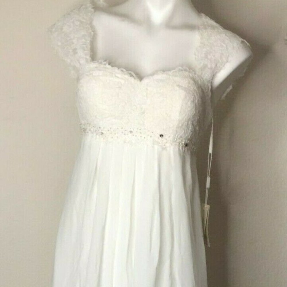 Abaowedding Women's Sleeveless Lace Chiffon Evenin